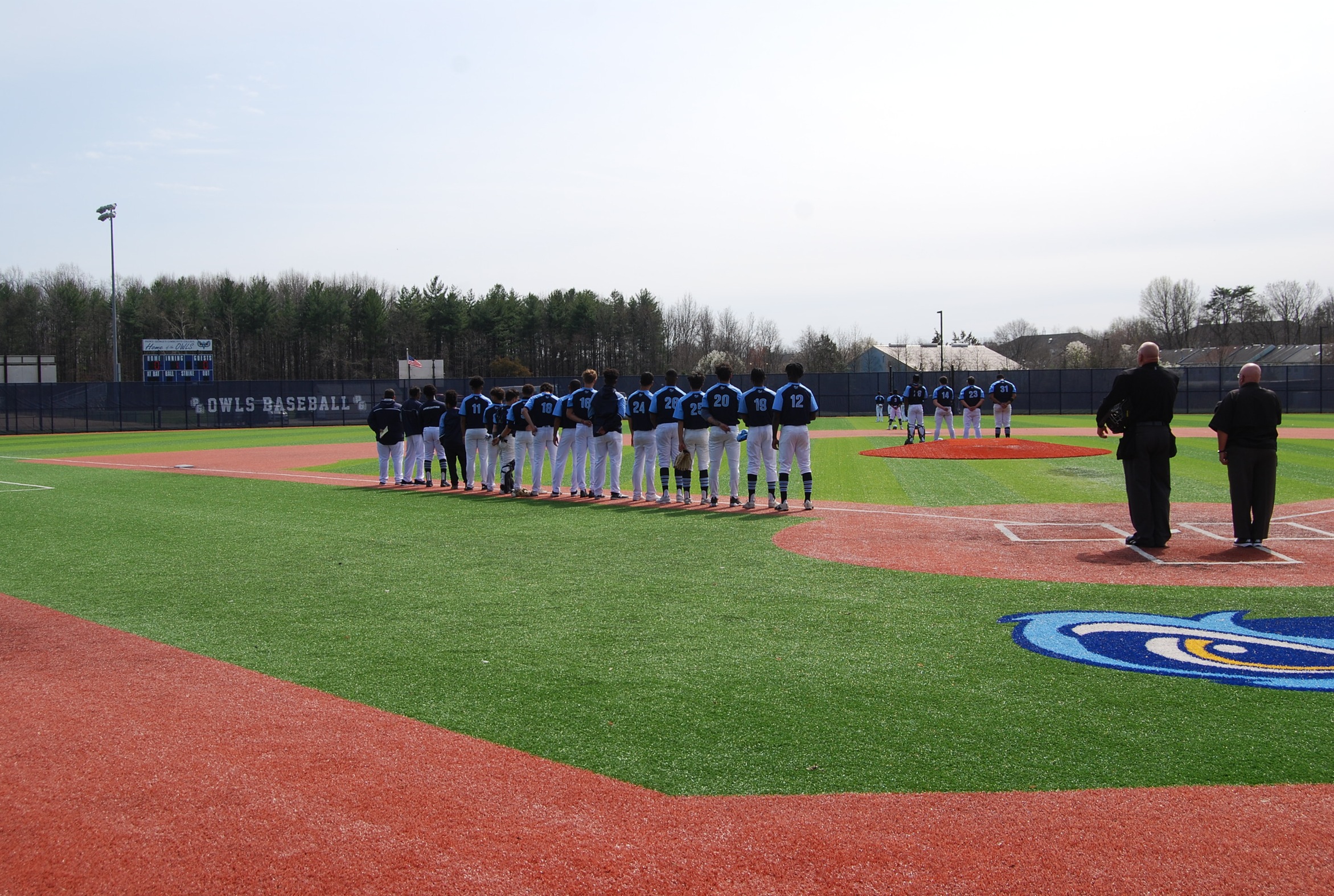 Owls Drop Doubleheader Against CCBC Essex