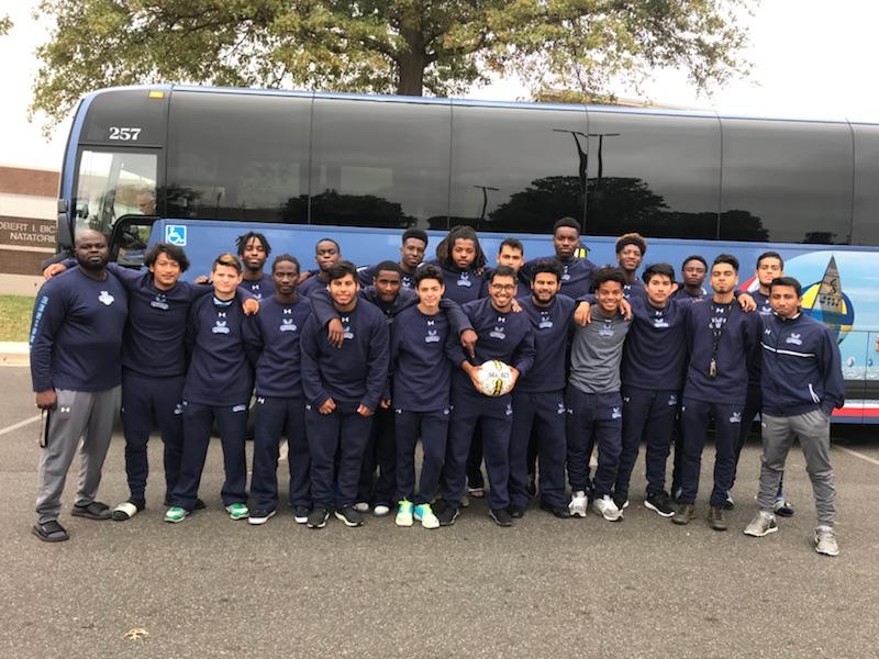 Edwin Claros' Career Afternoon Surges No. 10 Prince George's Men's Soccer Past Allegany College of Maryland, 7-1