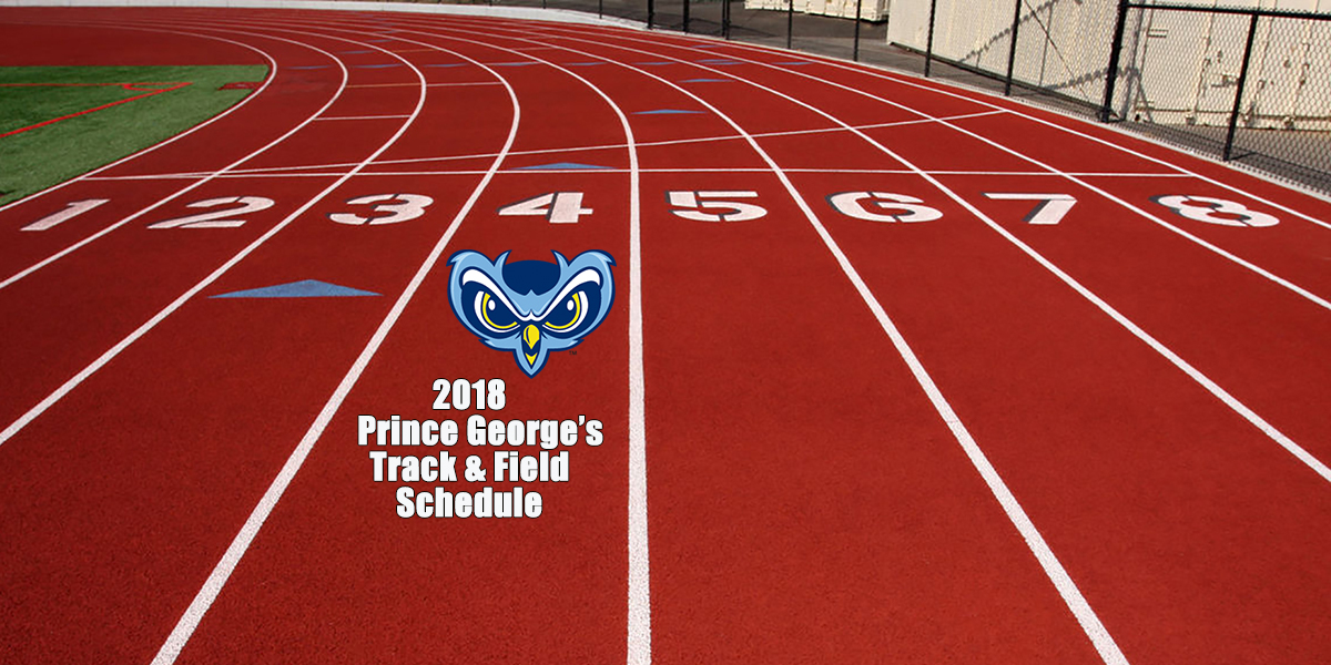 Prince George's Track And Field Announces 2018 Schedule