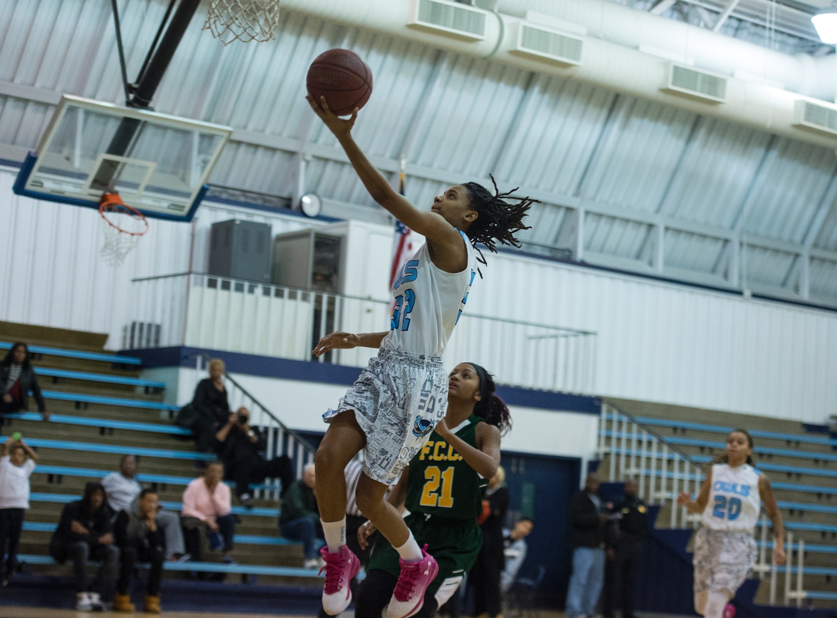 Greene's 25 Points Powers Prince George's Women's Basketball Past Butler County 62-57 And Into NJCAA Region XX Championship Game